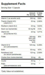 Super Stress Vitamin B -σύμπλεγμα με κάψουλες βιταμίνης C - 240