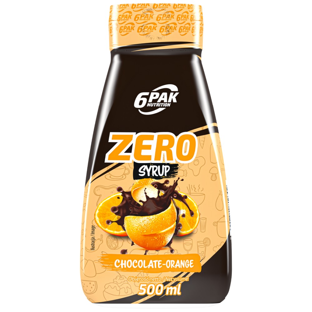 Σιρόπι μηδέν - Πορτοκαλί σοκολάτας - 500 ml
