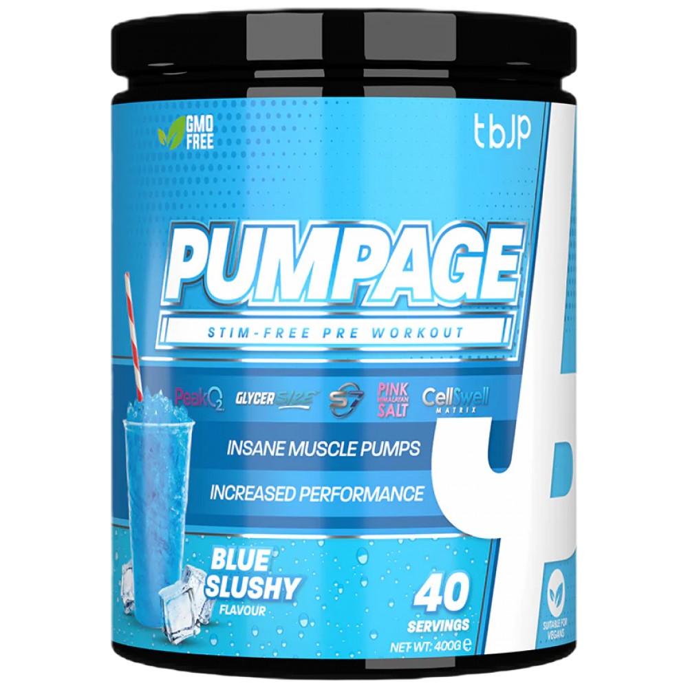Αντλία TBJP | Pre-Workout Χωρίς Stim - 400 γραμμάρια