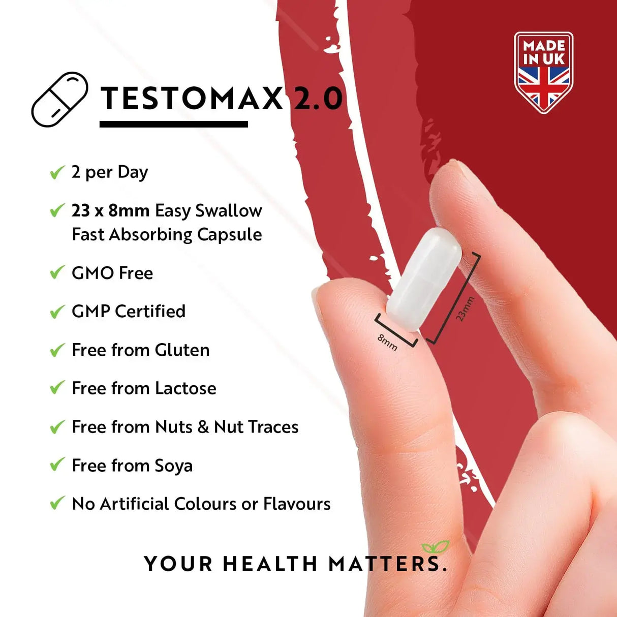 TESTOMAX™ 2.0 /210 κάψουλες, 105 ημέρες/ με Ashwagandha KSM 66®, CoQ10 &amp; Maca Root <tc>Nutravita</tc>