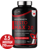 TESTOMAX™ 2.0 /210 κάψουλες, 105 ημέρες/ με Ashwagandha KSM 66®, CoQ10 &amp; Maca Root <tc>Nutravita</tc>