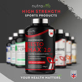 TESTOMAX™ 2.0 /210 κάψουλες, 105 ημέρες/ με Ashwagandha KSM 66®, CoQ10 &amp; Maca Root <tc>Nutravita</tc>