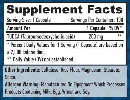 TUDCA 200 mg/100 VCAP