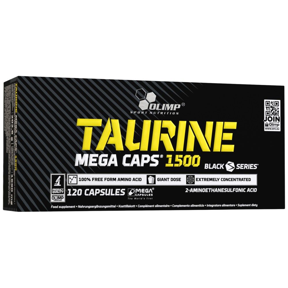 Taurine Mega Caps - 120 κάψουλες