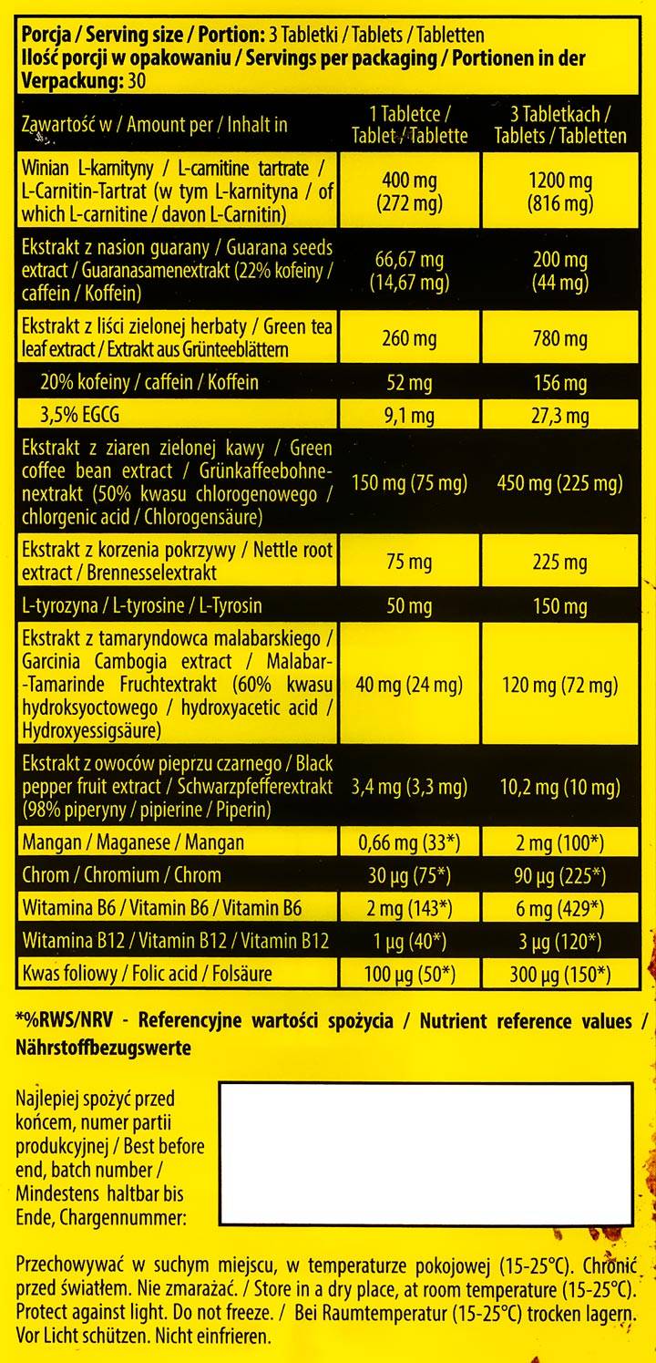 Thermite/Thermogenic Fat Destroyer - 90 Tablets