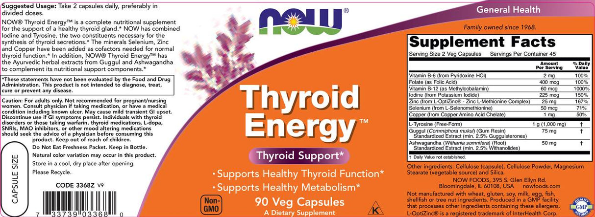 Thyroid Energy - 180 κάψουλες