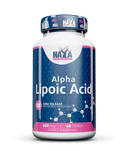 Χρόνος απελευθέρωσης Alpha Lipoic Acid 600mg./60 καρτέλες.