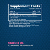Χρόνος απελευθέρωσης Alpha Lipoic Acid 600mg./60 καρτέλες.