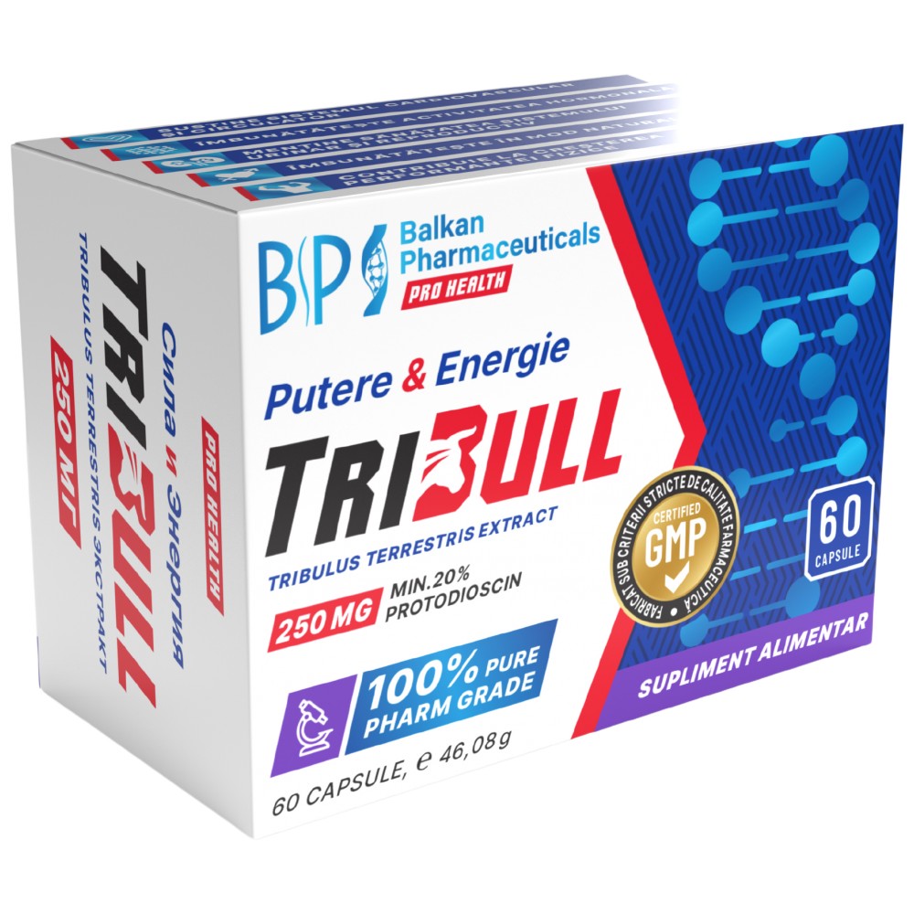 Tribul 250mg | Εκχύλισμα Tribulus terrestris - 60 κάψουλες