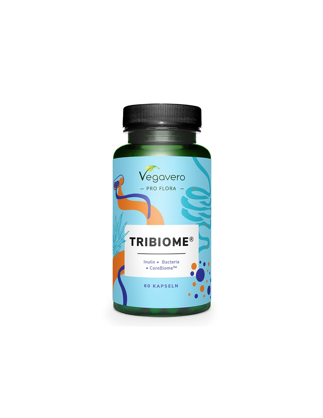 Inulin + Probiotic Tribiome® - 10 δισεκατομμύρια ενεργά προβιοτικά, 60 κάψουλες