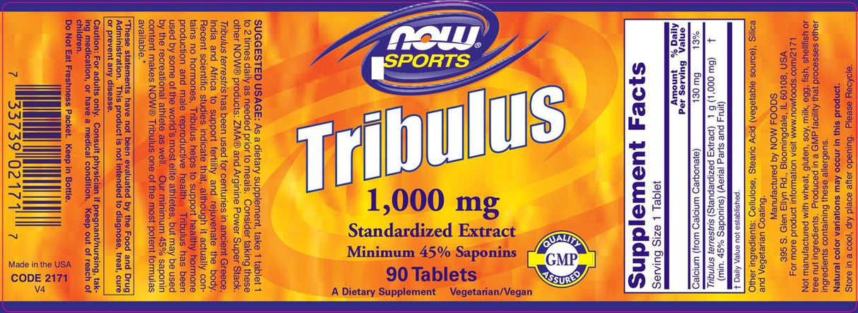 Tribulus 1000 mg - 90 Δισκία
