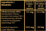 Tribulus 1000 mg | Εκχύλισμα φρούτων με 90% σαπωνίνες - 100 δισκία