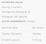Tribulus 650 mg - 100 κάψουλες