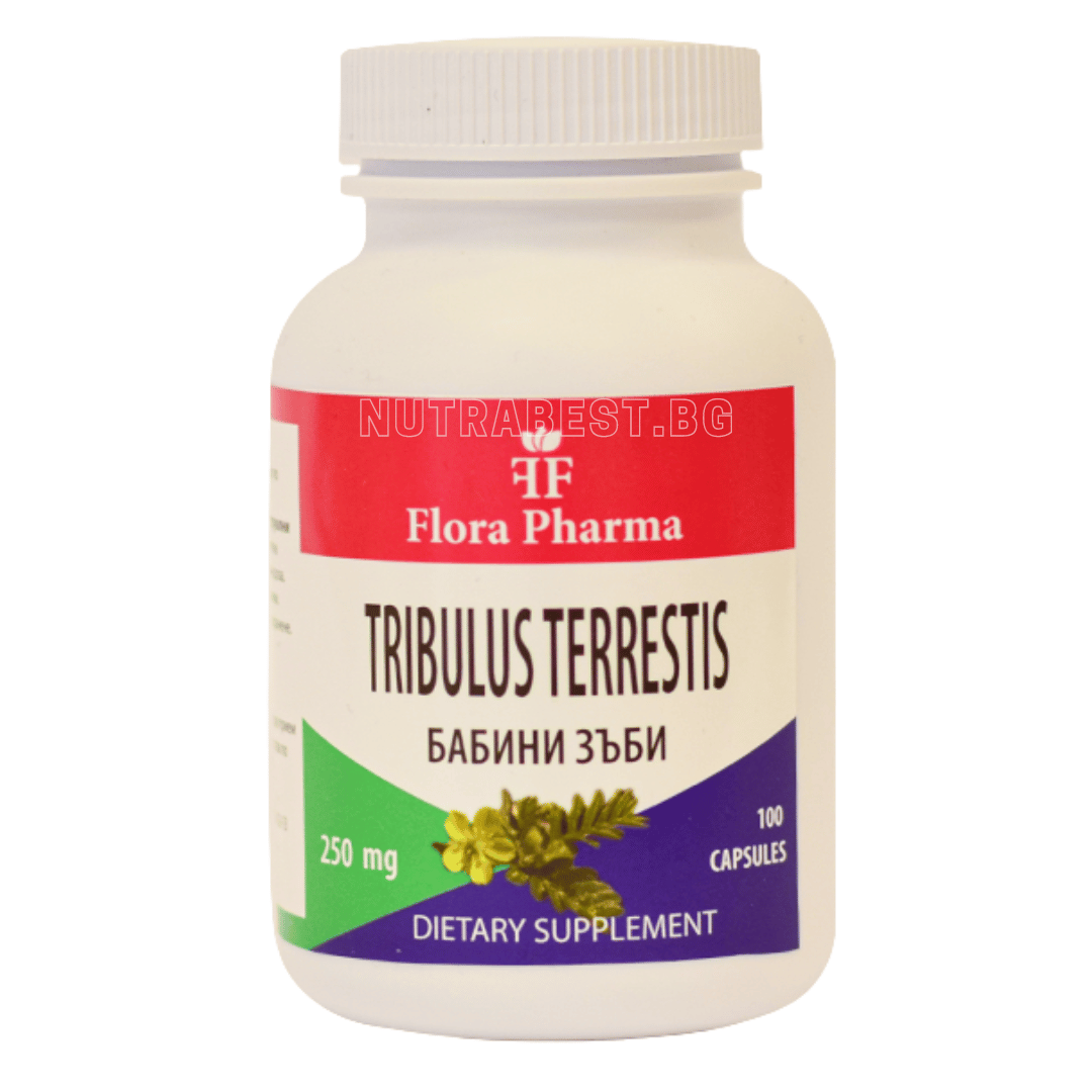 Tribulus terrestris 750 mg (δόντια της γιαγιάς)/100 κάψουλες, 33 δόσεις/flora farma