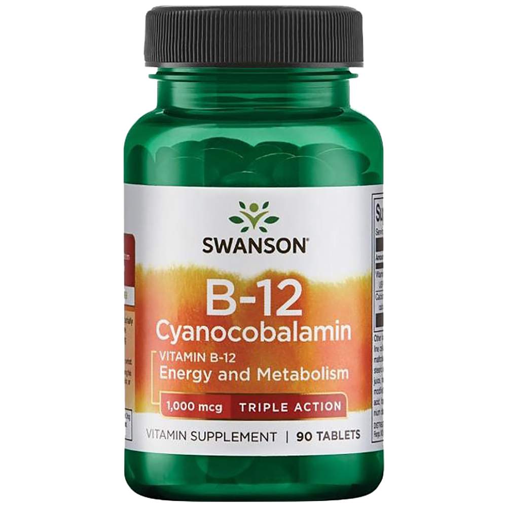 Triple Action B-12 1000 mcg - 90 Δισκία