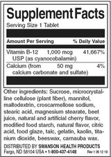 Triple Action B-12 1000 mcg - 90 Δισκία