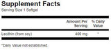 Κάψουλες Triple Strength Supreme Lecithin 300 Gel