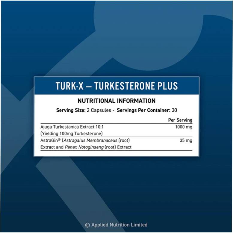 Turk-X | Turkesterone 500 mg - 60 κάψουλες