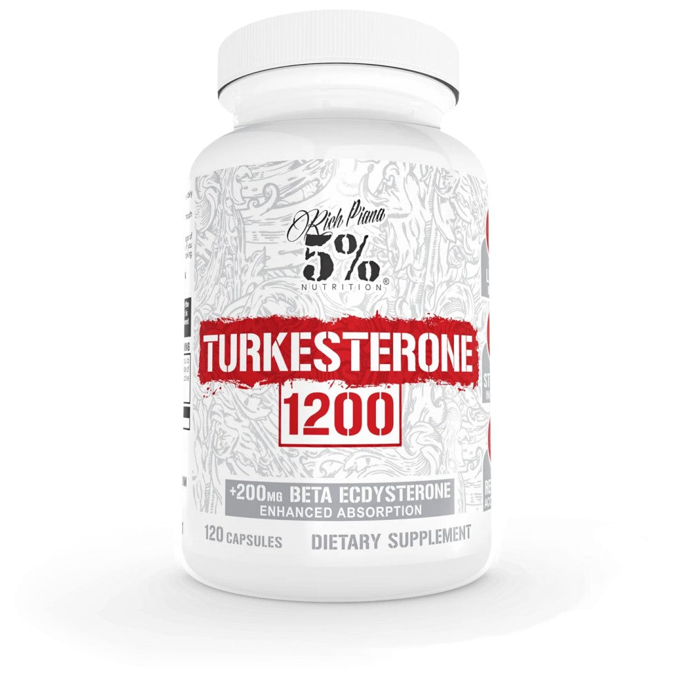 Turkesterone 1200 | Με βήτα -Ecdysterone & Astragin - 120 κάψουλες