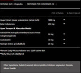 Turkesterone 1200 | Με βήτα -Ecdysterone & Astragin - 120 κάψουλες