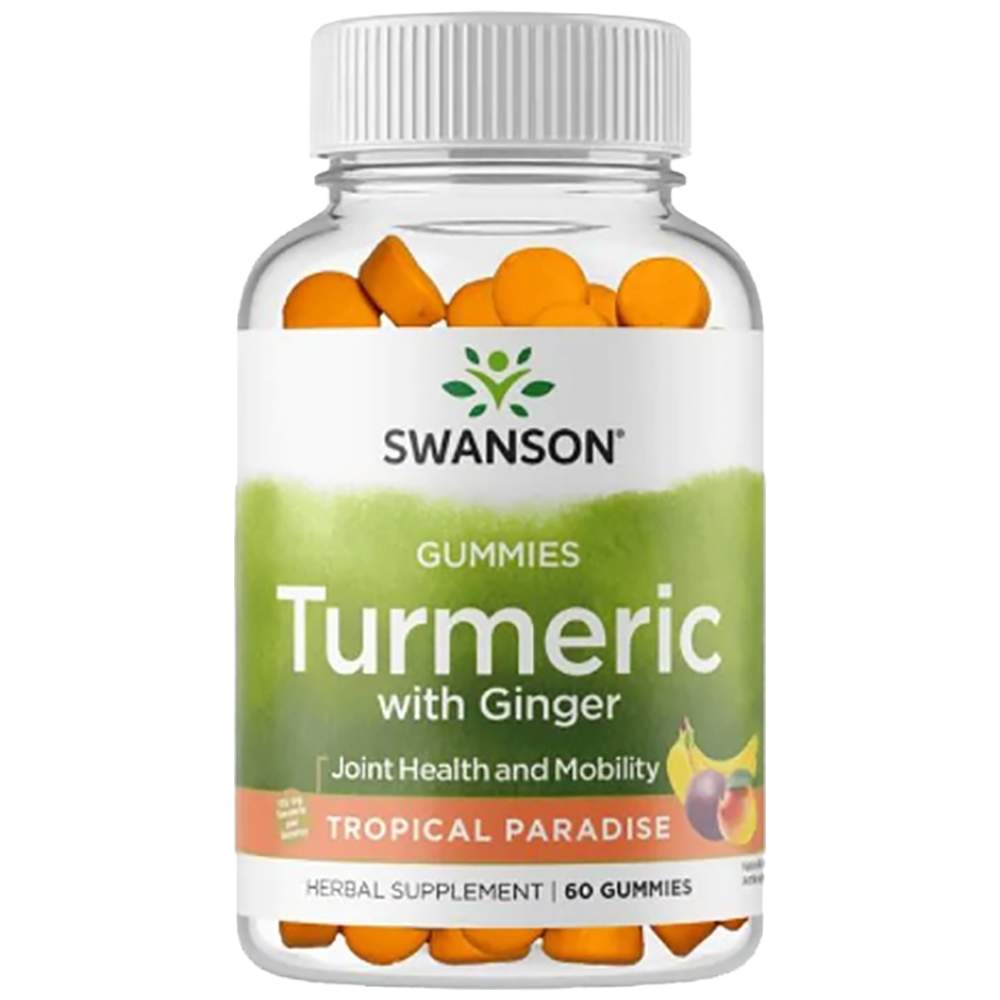 Turmeric with Ginger Gummies - Tropical Paradise 60 gummies