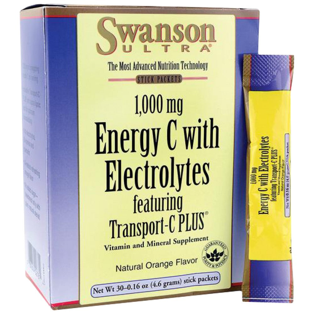 Ultra 1.000 mg ενέργεια C με ηλεκτρολύτες 30 πακέτα