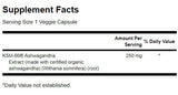 Ultimate Ashwagandha 250 mg/ksm -66 - 60 κάψουλες