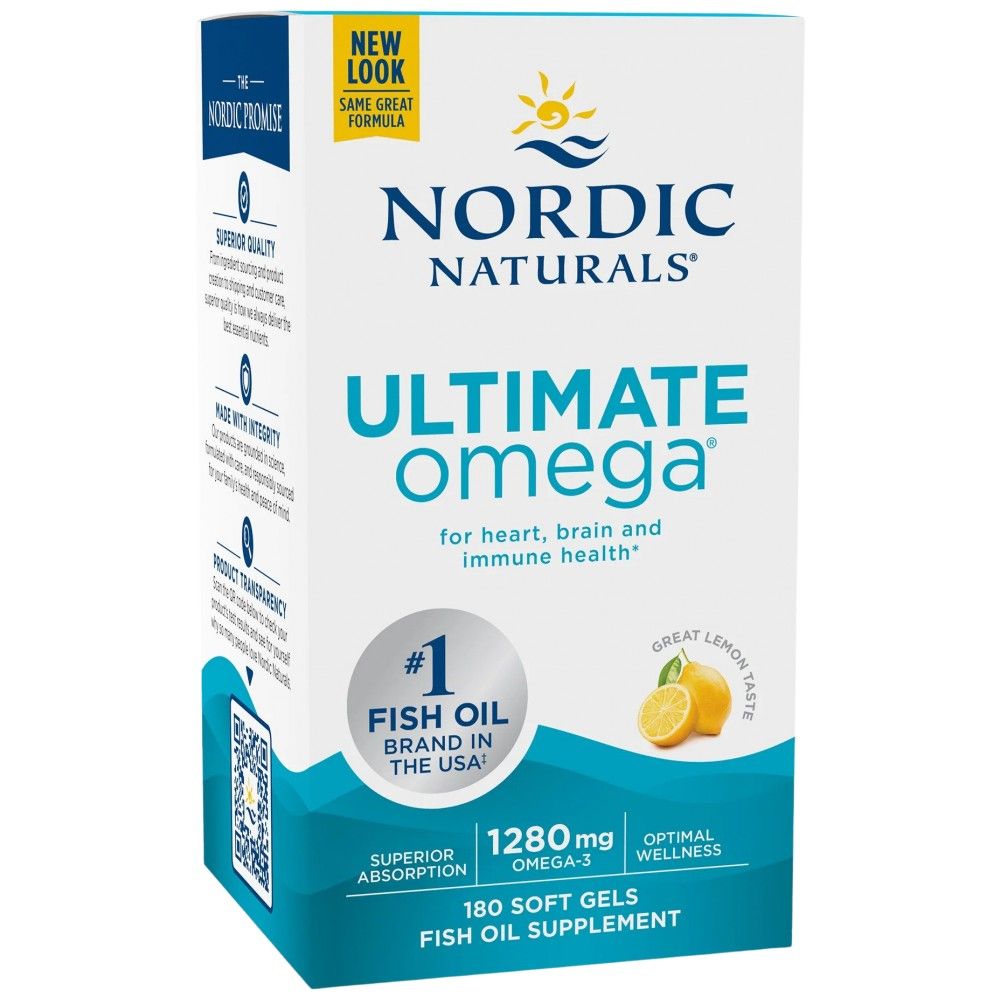 Ultimate Omega 1280 mg - 180 κάψουλες gel