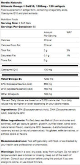 Ultimate Omega 1280 mg + coq10 - 120 κάψουλες πηκτής
