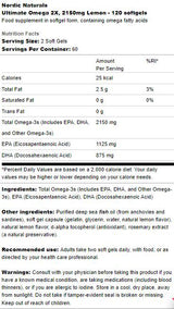 Ultimate Omega 2x 2150 mg - 60 softgels