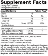 Ultimate Omega 2x Mini 1120mg | Με κάψουλες βιταμίνης D3 - 60 Gel