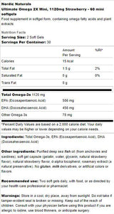 Ultimate Omega 2x Mini 1120mg - 60 κάψουλες μασώματος