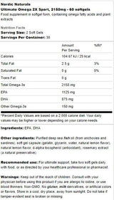 Ultimate Omega 2X Sport - 60 Softgels
