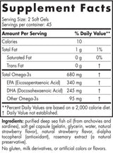 Ultimate Omega Junior 680 mg - 90 κάψουλες gel