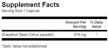 Ultra Maximum-Strength Grapefruit Seed 575 mg 120 κάψουλες
