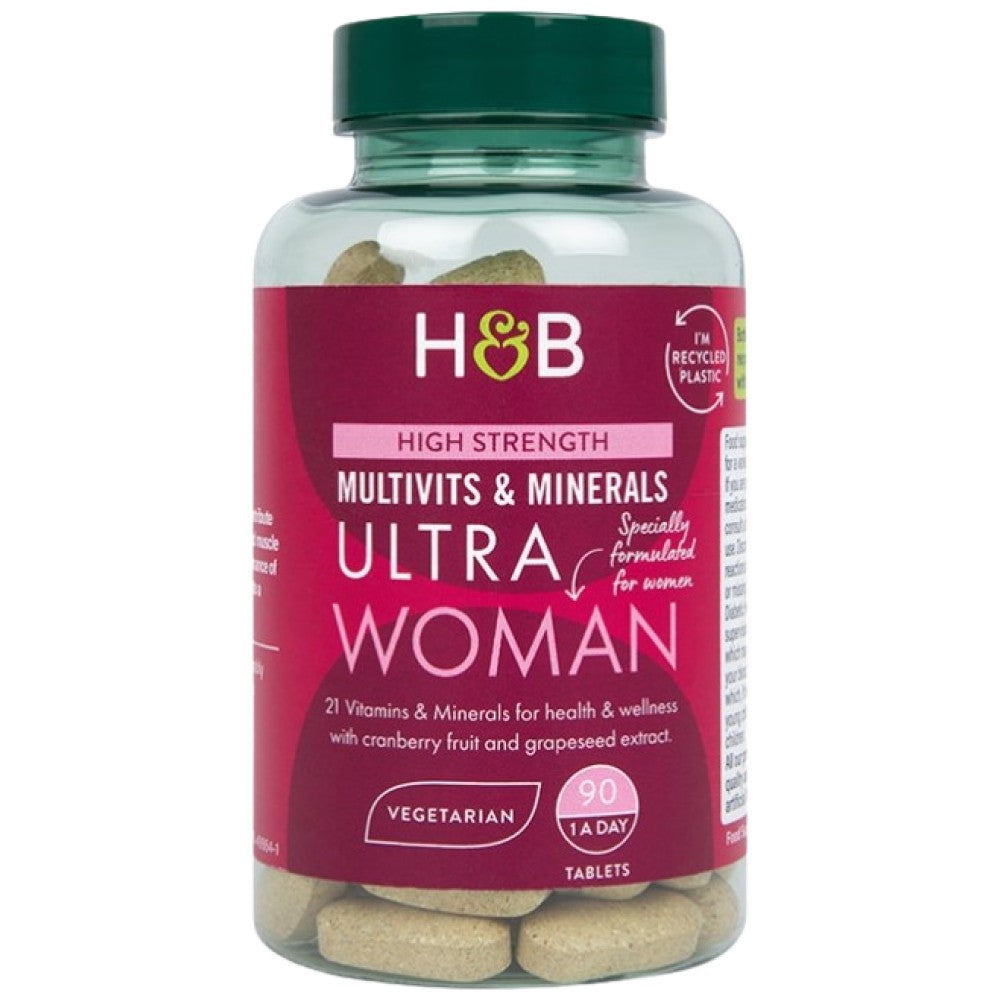 Ultra Woman | Multivits & Minerals - 90 δισκία