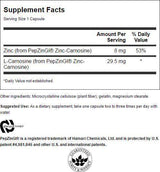 Ultra Zinc Carnosine (PepZin GI) 37,5 mg 60 κάψουλες