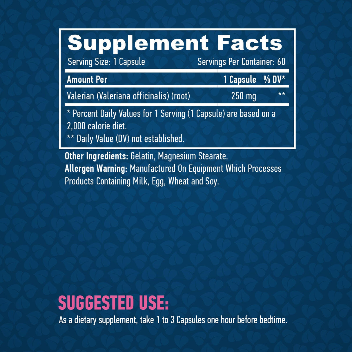 Valerian 250mg./60 καπάκια.