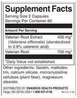Εκχύλισμα ρίζας Valerian 400 mg - 120 κάψουλες