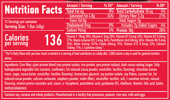 Vegan Bar Box/12 x 40 g - 0,500 kg
