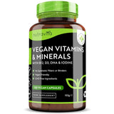 Πολυβιταμίνη Vegan Βασική /120 κάψουλες, 120 ημέρες/ <tc>Nutravita</tc>