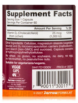 Vegan Vitamin D3 1000 IU 60 κάψουλες