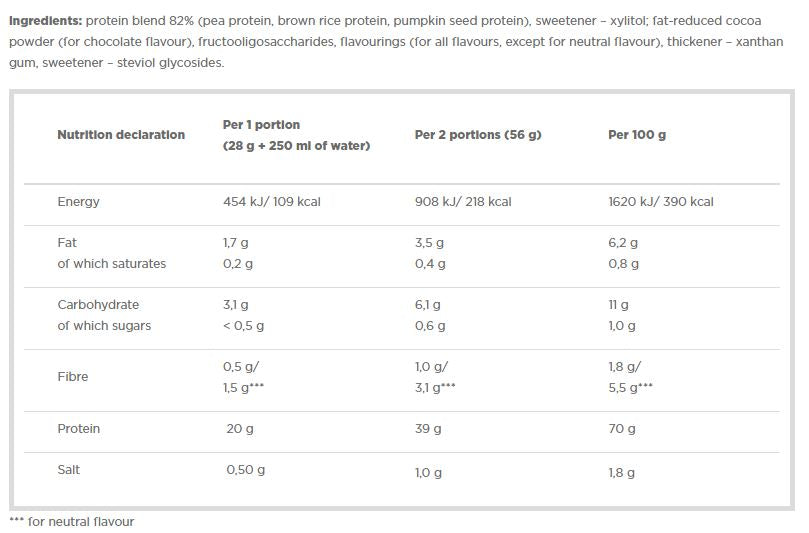 Veggie Protein Complex/Vegan - 500 γραμμάρια