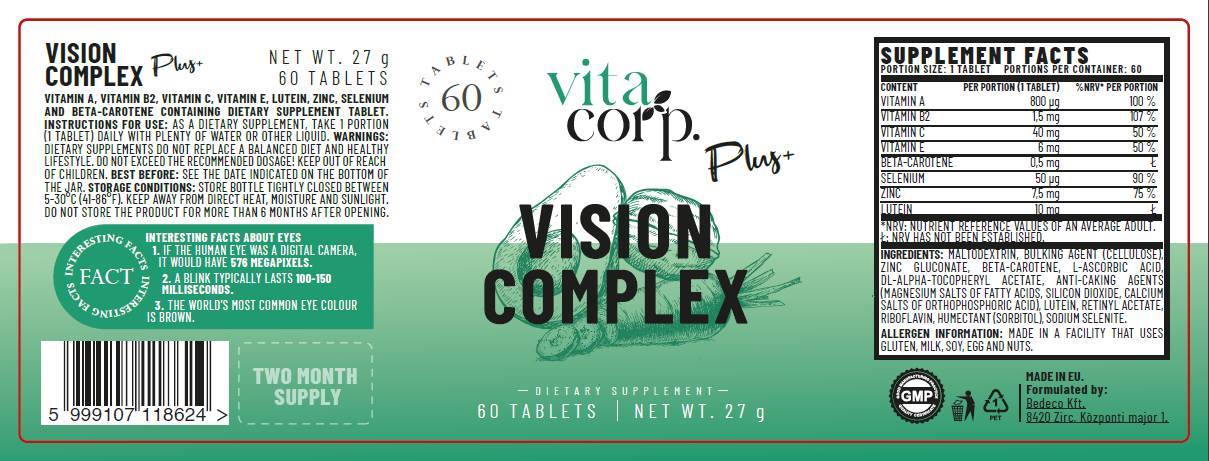 Vision Complex | Eye Health Formula - 60 Δισκία