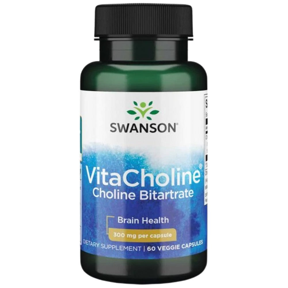 VitaCholine Choline Bitartrate 300 mg 60 κάψουλες