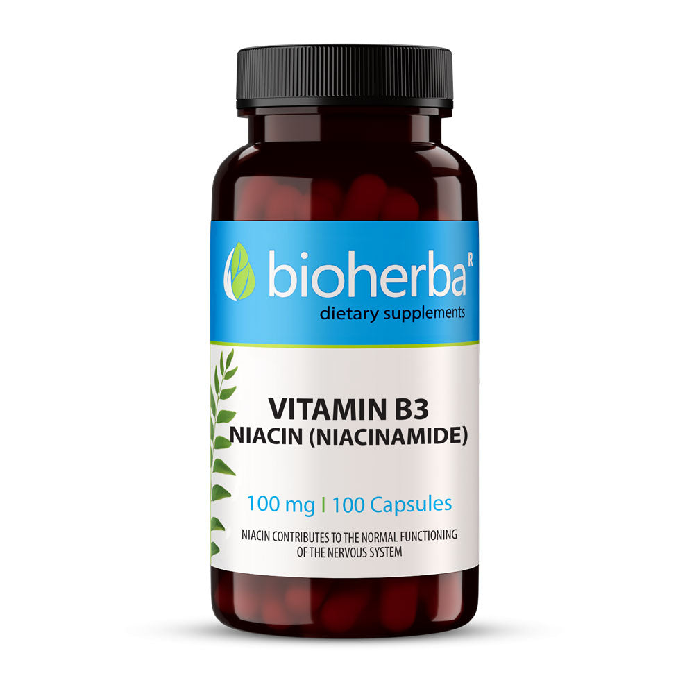 Βιταμίνη Β3 | Νιασίνη 100 mg - 100 κάψουλες