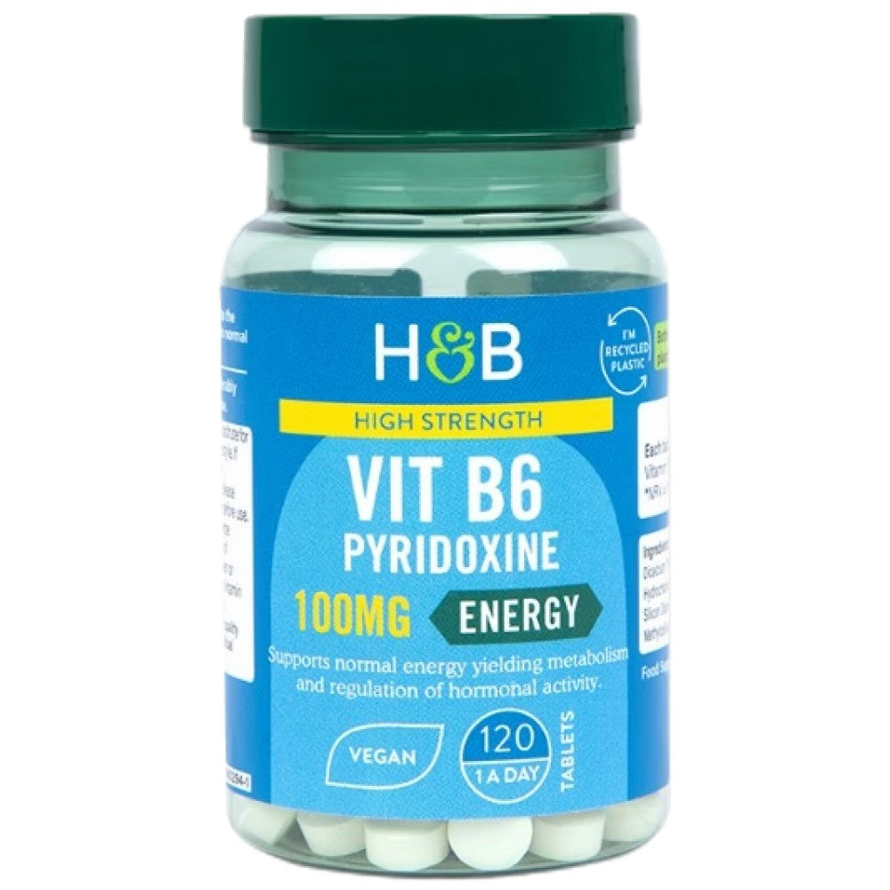Βιταμίνη Β6/πυριδοξίνη 100 mg - 120 δισκία