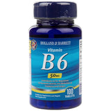 Βιταμίνη Β6/πυριδοξίνη 50 mg - 100 δισκία
