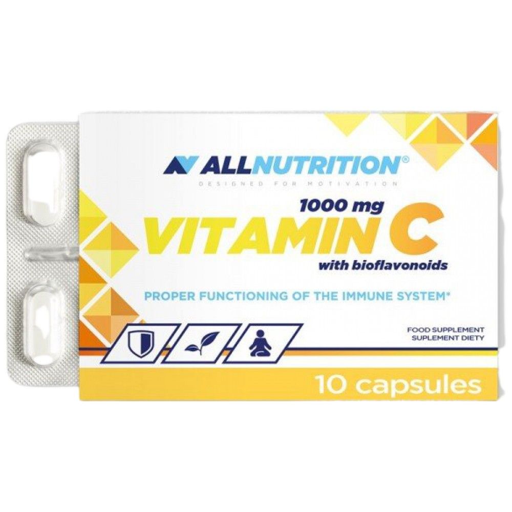 Βιταμίνη C 1000 mg | με βιοφλαβονοειδή - 10 κάψουλες