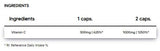 Βιταμίνη C 500 mg | L -Ascorbic Acid - 120 κάψουλες